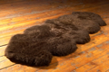 Brown Sheepskin Wool Rug - Best Quality A Grade - in all sizes